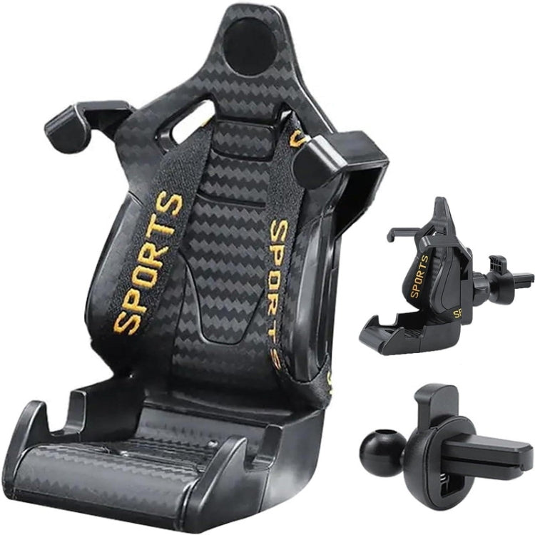 Car Gravity Air Outlet Navigation Mobile Phone Holder(Yellow Ribbon) - HoMEdemic™ 