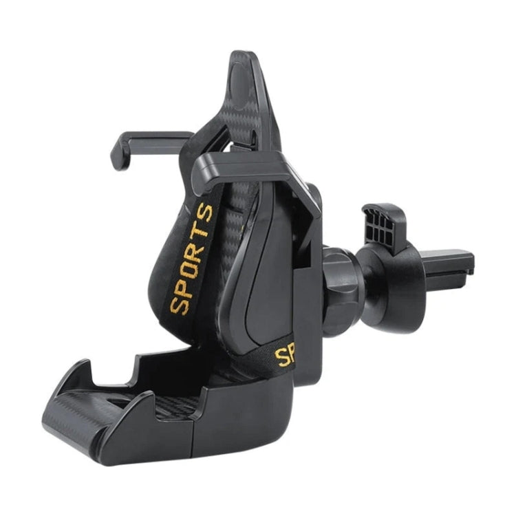 Car Gravity Air Outlet Navigation Mobile Phone Holder(Yellow Ribbon) - HoMEdemic™ 