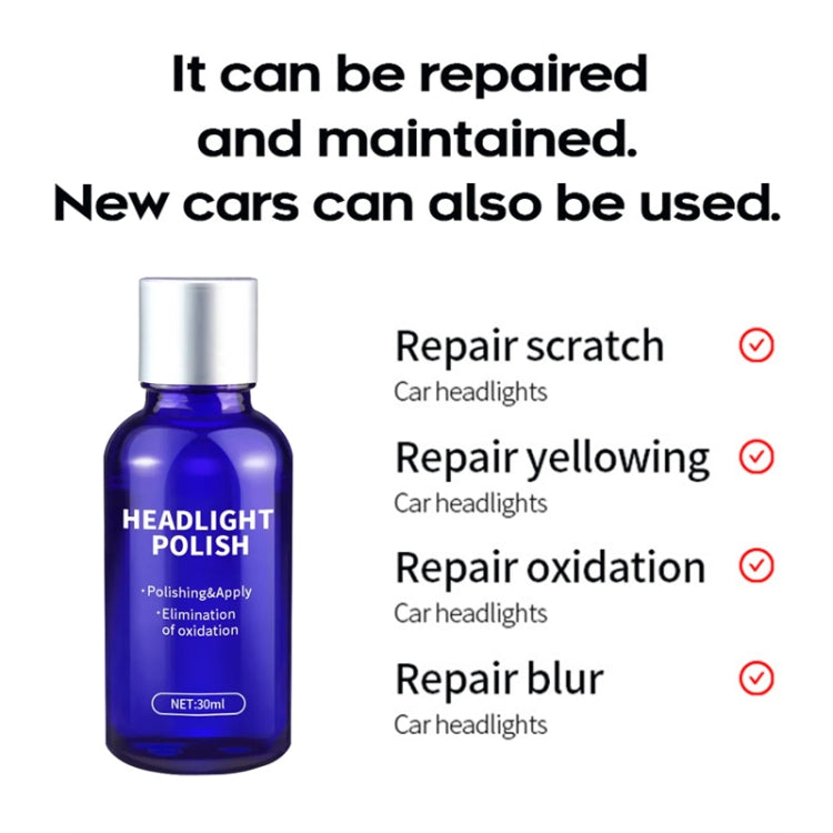 Car Headlight Scratch Yellowing Repair Fluid Set, Capacity: 10ml, 10ml - HoMEdemic™ 