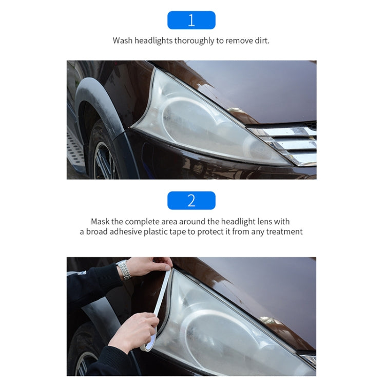 Car Headlight Scratch Yellowing Repair Fluid Set, Capacity: 10ml, 10ml - HoMEdemic™ 