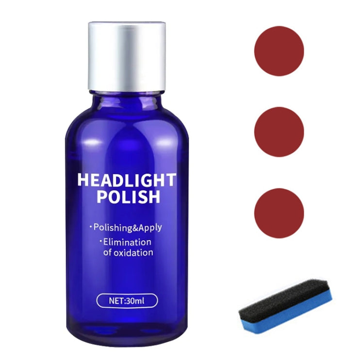 Car Headlight Scratch Yellowing Repair Fluid Set, Capacity: 30ml, 30ml - HoMEdemic™ 