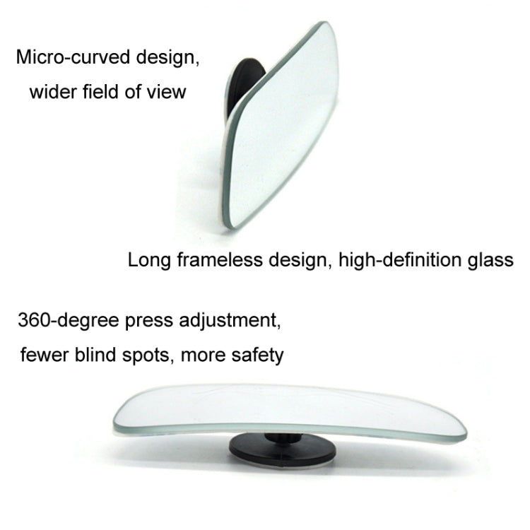 Car High Definition Edgeless Adjustable Blind Spot Reversing Mirror, Shape: 070 Sector - HoMEdemic™ 