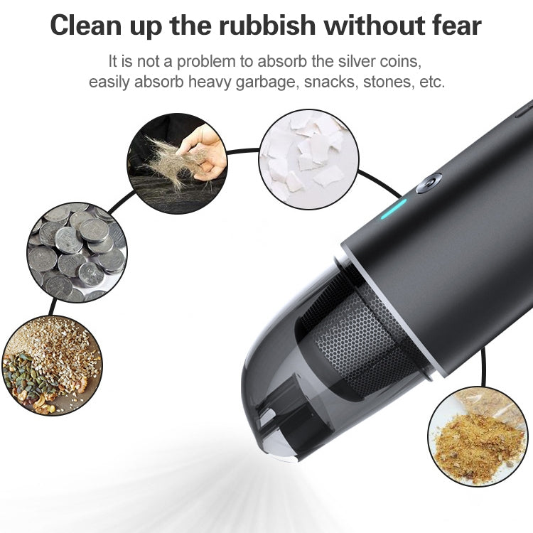 Car / Household Wireless Portable 90W Handheld Powerful Vacuum Cleaner, Navy Blue - HoMEdemic™ 
