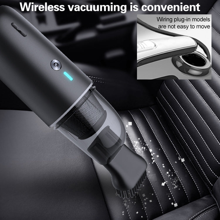 Car / Household Wireless Portable 90W Handheld Powerful Vacuum Cleaner, Navy Blue - HoMEdemic™ 