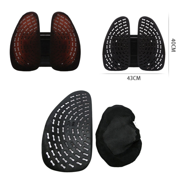 Car Lumbar Support Office Seat Belt Backrest Double Cushion Car Home Massage Lumbar Ice Silk Pillow - HoMEdemic™ 