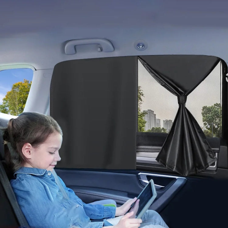Car Magnetic Summer Sun Protection Insulating Privacy Curtain, Specification: Rear Window Square - HoMEdemic™ 