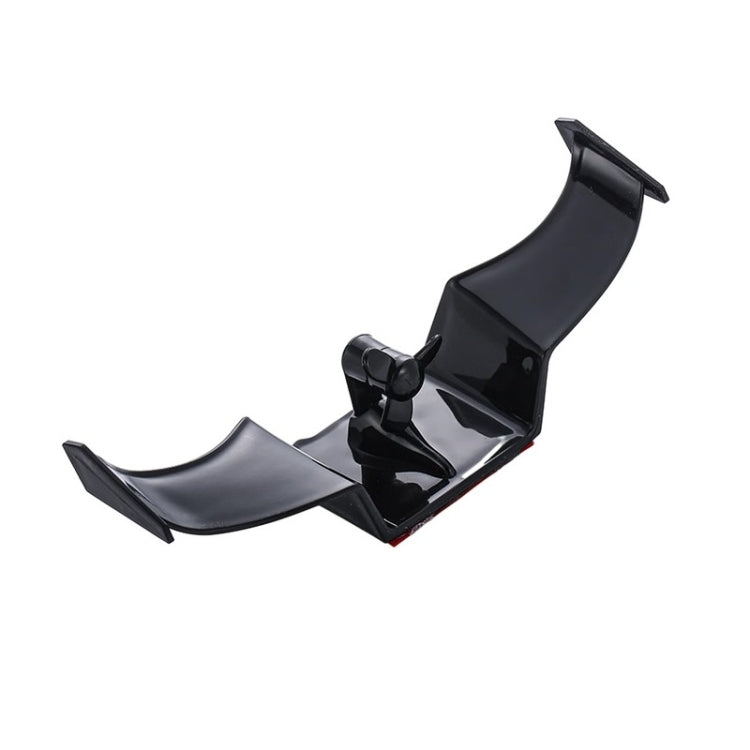 Car Mini Rear Wing Without Punching Decorative Stickers, Color: Black With Wind Leaves - HoMEdemic™ 