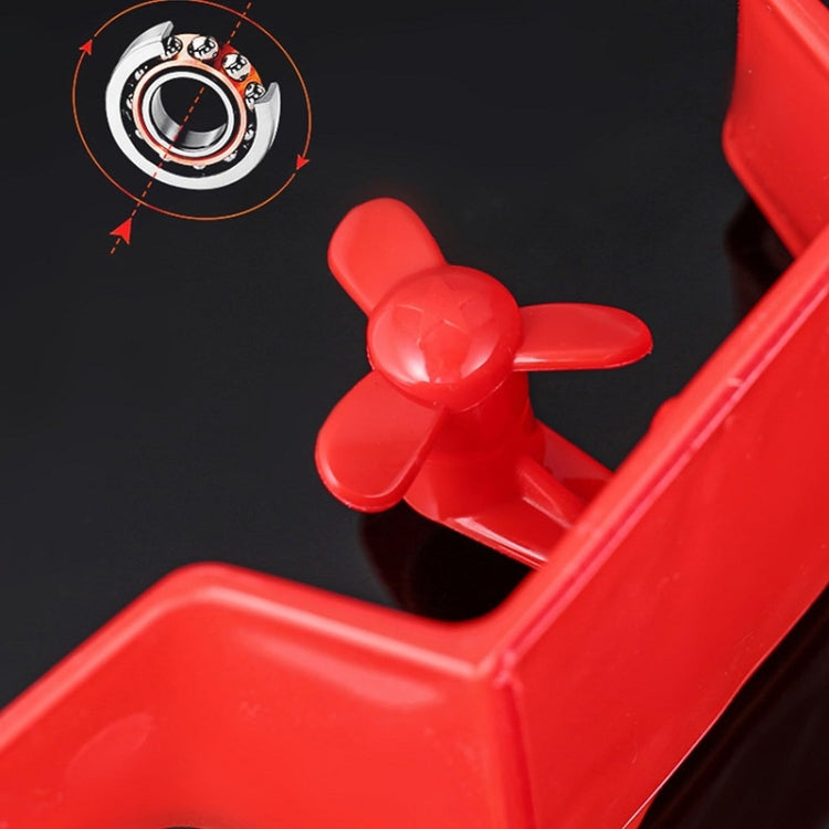 Car Mini Rear Wing Without Punching Decorative Stickers, Color: Black With Wind Leaves - HoMEdemic™ 