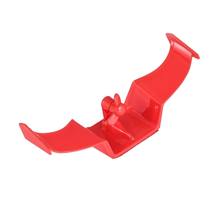 Car Mini Rear Wing Without Punching Decorative Stickers, Color: Red With Wind Leaves - HoMEdemic™ 