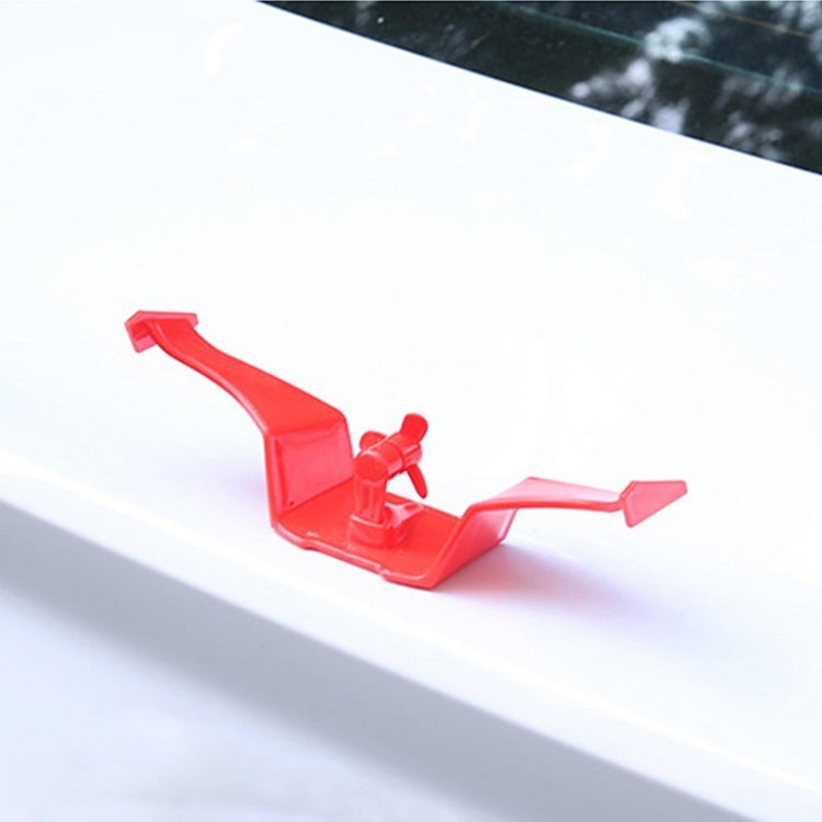 Car Mini Rear Wing Without Punching Decorative Stickers, Color: White With Wind Leaves - HoMEdemic™ 