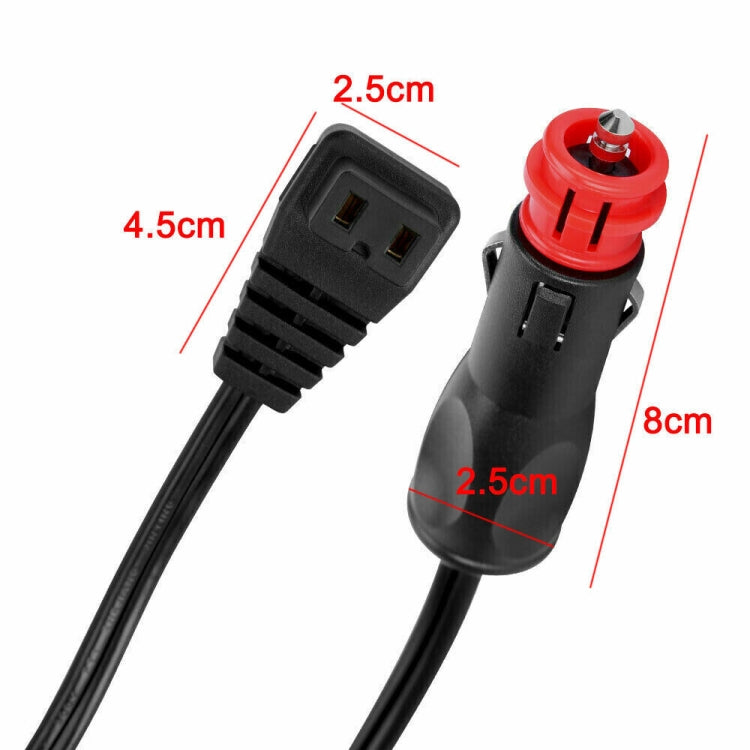 Car Mini Refrigerator Compressor Cigarette Lighter German Plug Power Cord(60SE0195) - HoMEdemic™ 