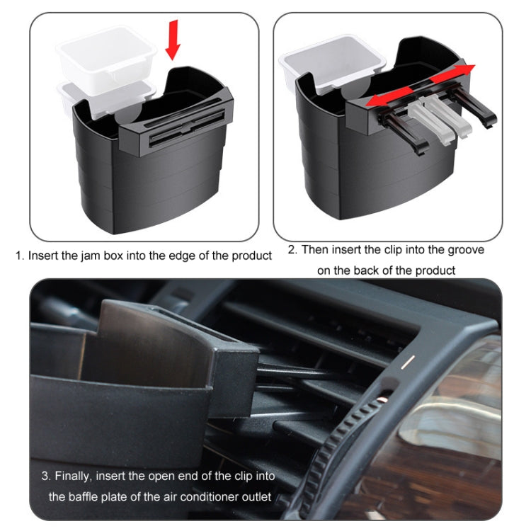 Car-Mounted French Fries Cup Holder Storage Box Multifunctional Trash Can, Model: SD-1019 - HoMEdemic™ 