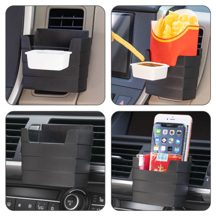 Car-Mounted French Fries Cup Holder Storage Box Multifunctional Trash Can, Model: SD-1019 - HoMEdemic™ 