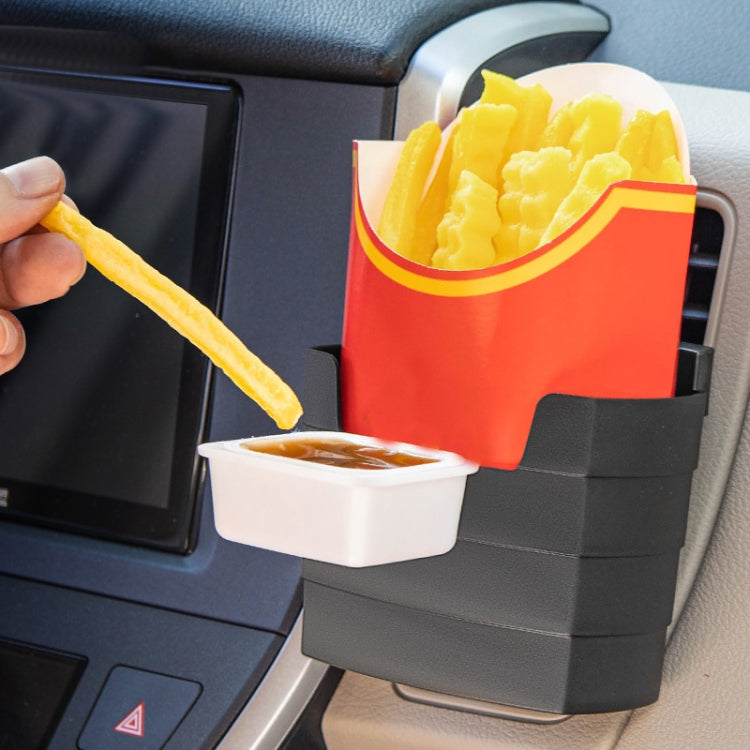Car-Mounted French Fries Cup Holder Storage Box Multifunctional Trash Can, Model: SD-1019 - HoMEdemic™ 
