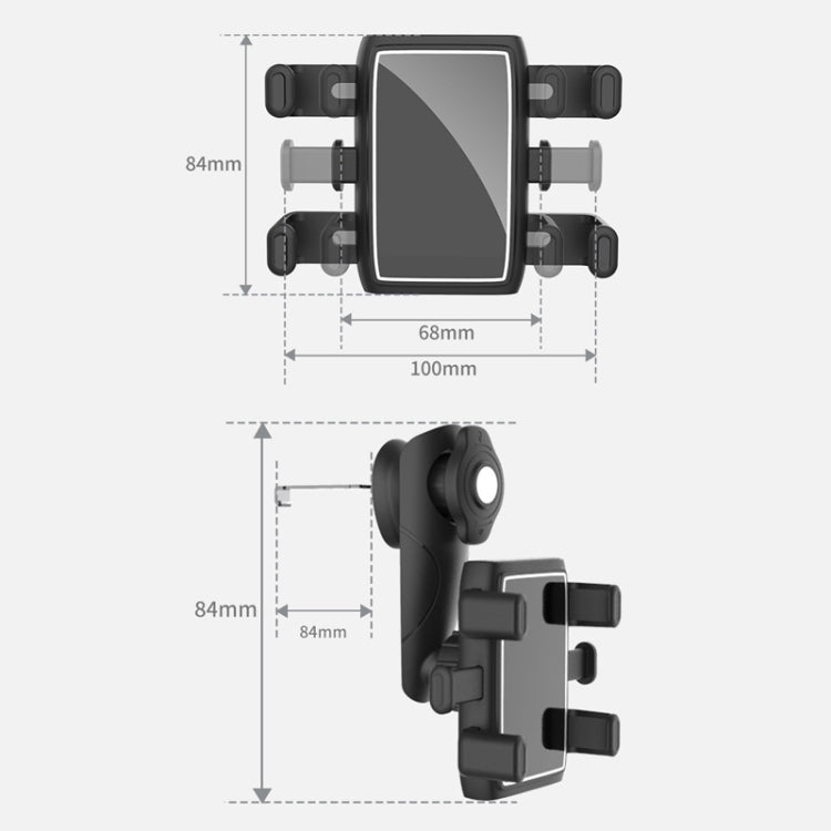 Car Multifunctional 360-degree Rotating Mobile Phone Holder(Air Outlet Model) - HoMEdemic™ 