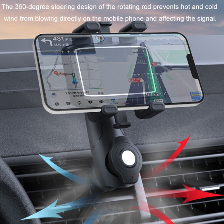 Car Multifunctional 360-degree Rotating Mobile Phone Holder(Air Outlet Model) - HoMEdemic™ 