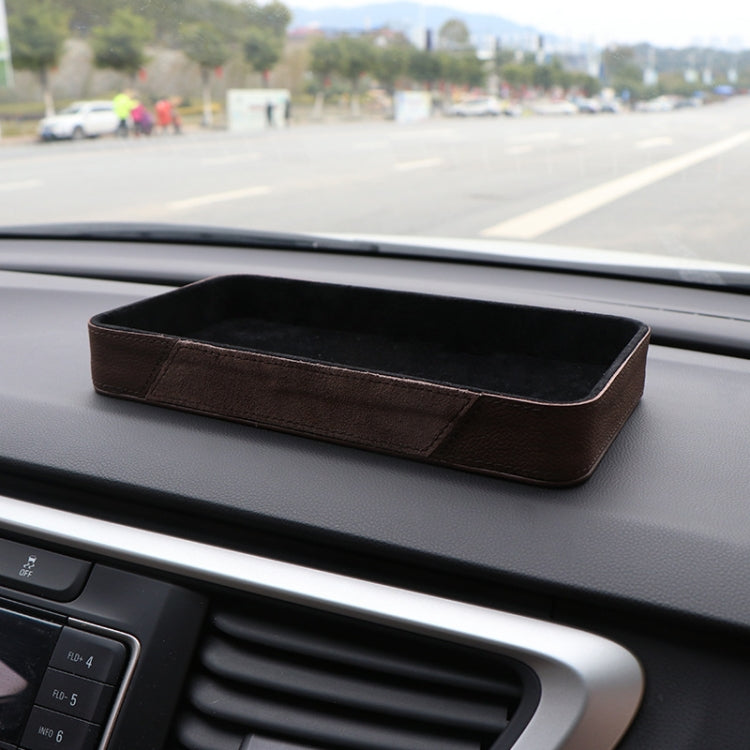 Car Multifunctional Dashboard Armrest Box Water Cup Storage Box, Color: Small Black - HoMEdemic™ 