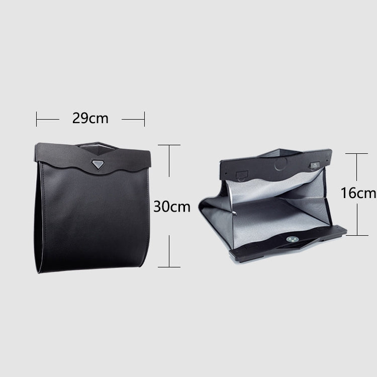 Car Multifunctional LED Design Hanging Folding Garbage Bin Storage Box - HoMEdemic™ 