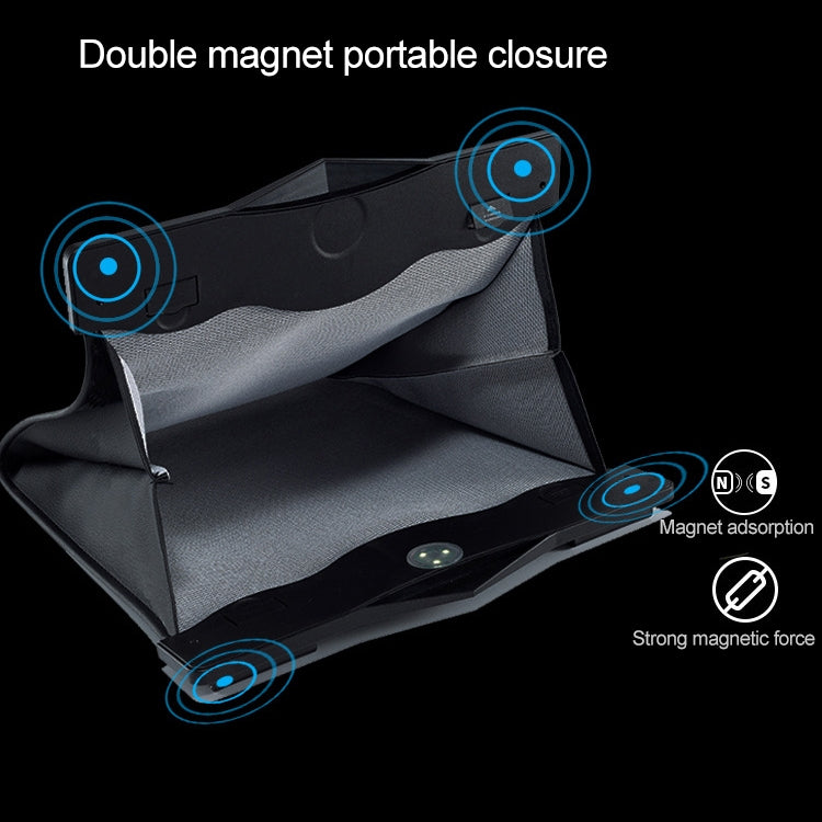 Car Multifunctional LED Design Hanging Folding Garbage Bin Storage Box - HoMEdemic™ 