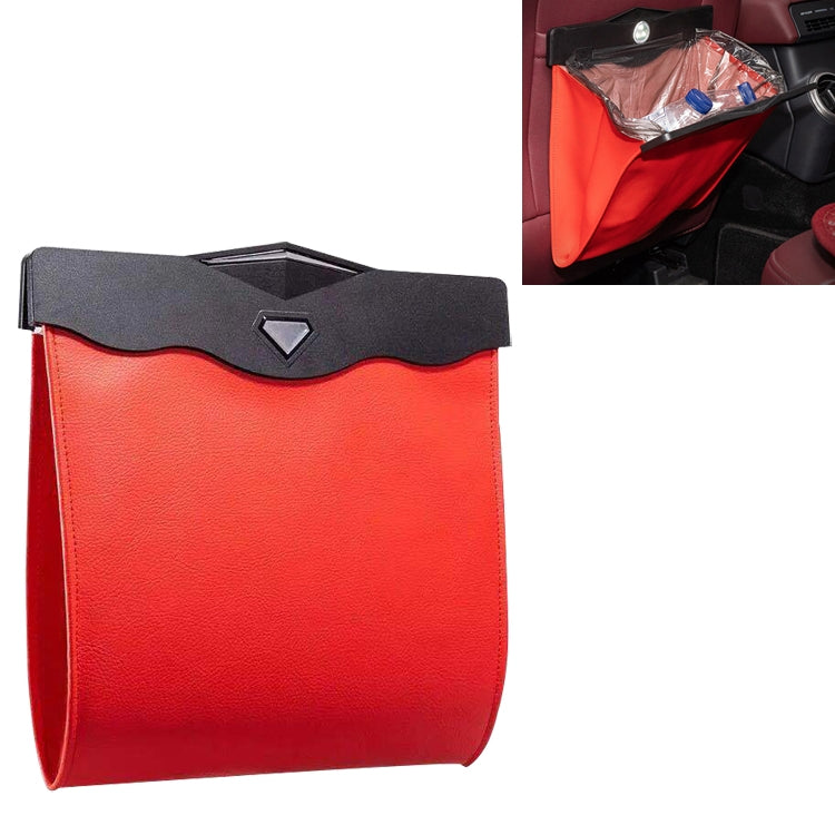 Car Multifunctional LED Design Hanging Folding Garbage Bin Storage Box - HoMEdemic™ 