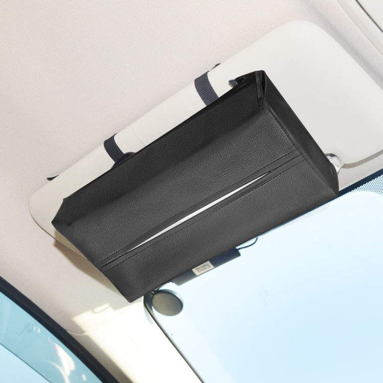 Car PU Leather Tissue Box, Size: 24x13x5cm, Car Tissue Box - HoMEdemic™ 