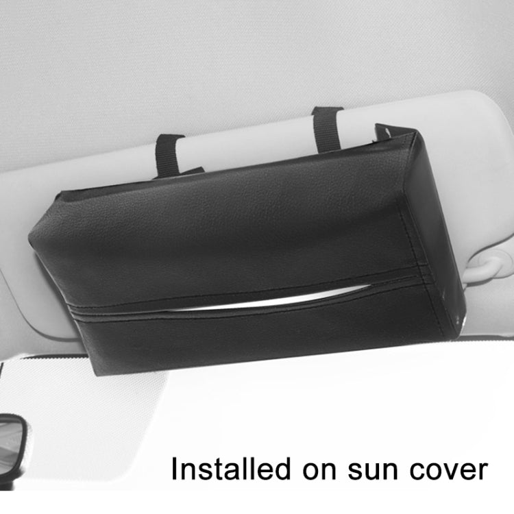 Car PU Leather Tissue Box, Size: 24x13x5cm, Car Tissue Box - HoMEdemic™ 
