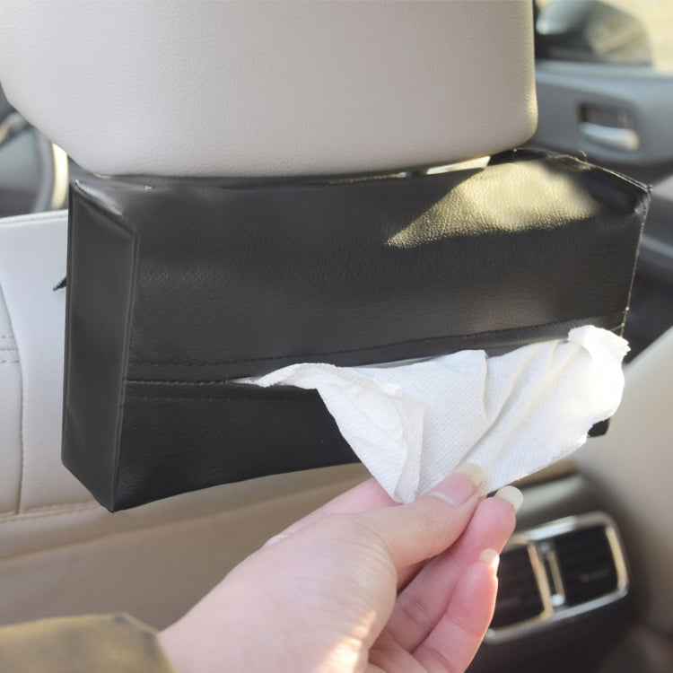 Car PU Leather Tissue Box, Size: 24x13x5cm, Car Tissue Box - HoMEdemic™ 