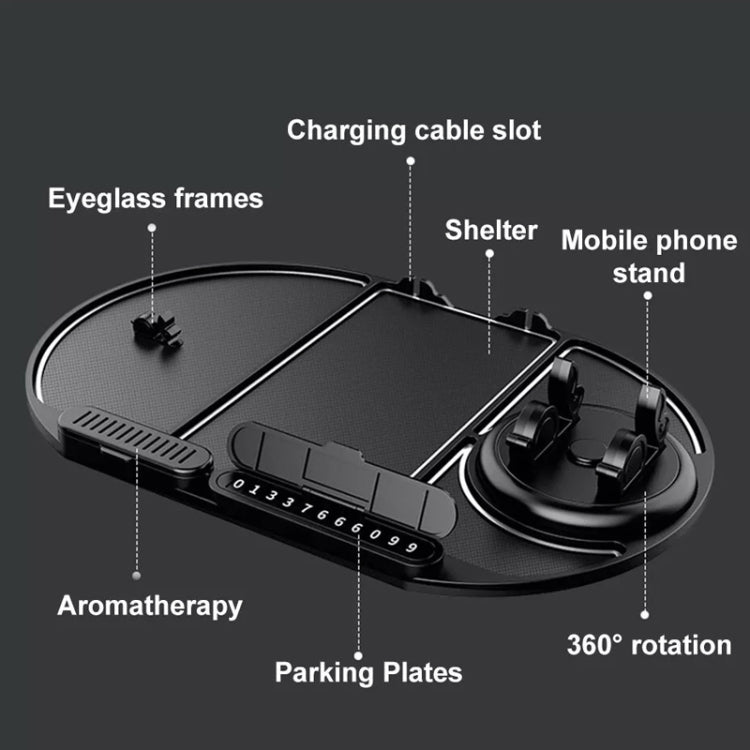 Car Phone Holder Center Console Silicone Anti-skid Pad, Model: CH09 - HoMEdemic™ 