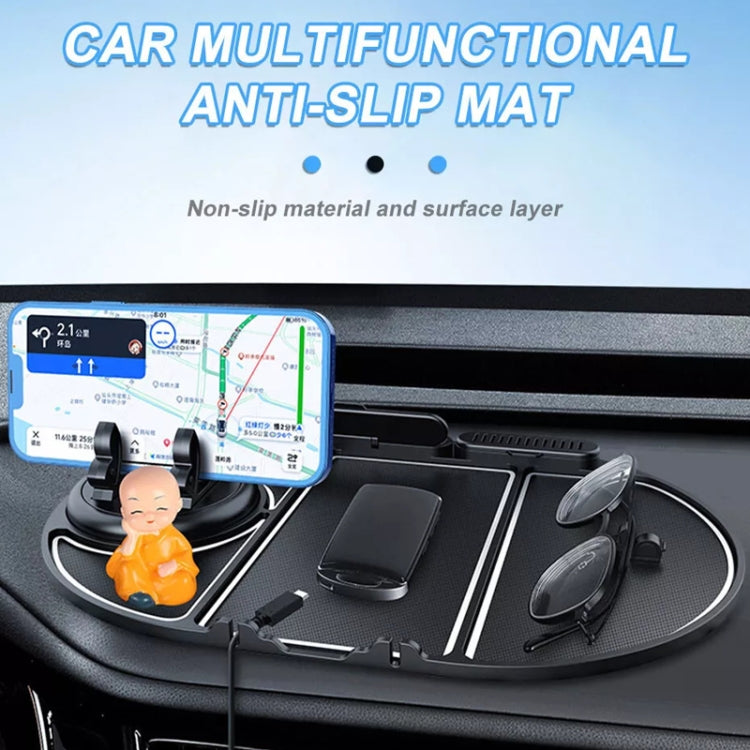 Car Phone Holder Center Console Silicone Anti-skid Pad, Model: CH09 - HoMEdemic™ 