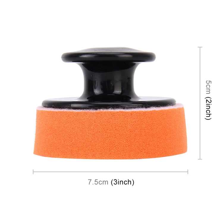 Car Polishing Sponge Round Sponge High-density Sponge, Size:7.5*5cm, Round Sponge - HoMEdemic™ 