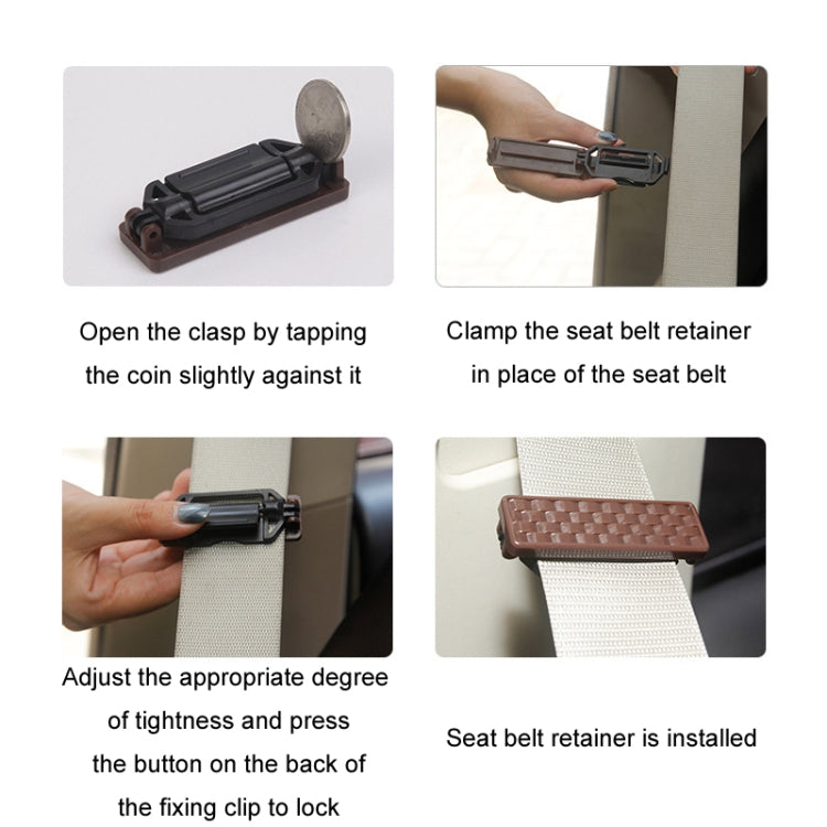Car Safety Belt Limiter Buckle Anti-Strangle Clip(Black) - HoMEdemic™ 