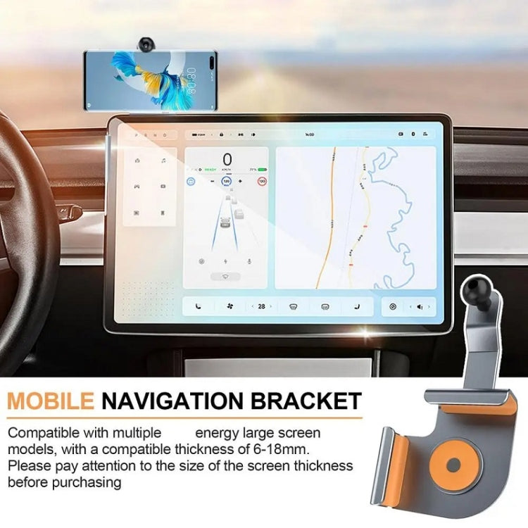 Car Screen Phone Holder Base For Tesla Model 3 And Other Models, Model: Base + Magnetic Stand - HoMEdemic™ 