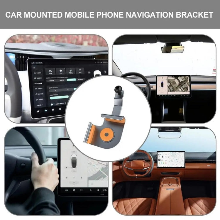 Car Screen Phone Holder Base For Tesla Model 3 And Other Models, Model: Base + Magnetic Stand - HoMEdemic™ 