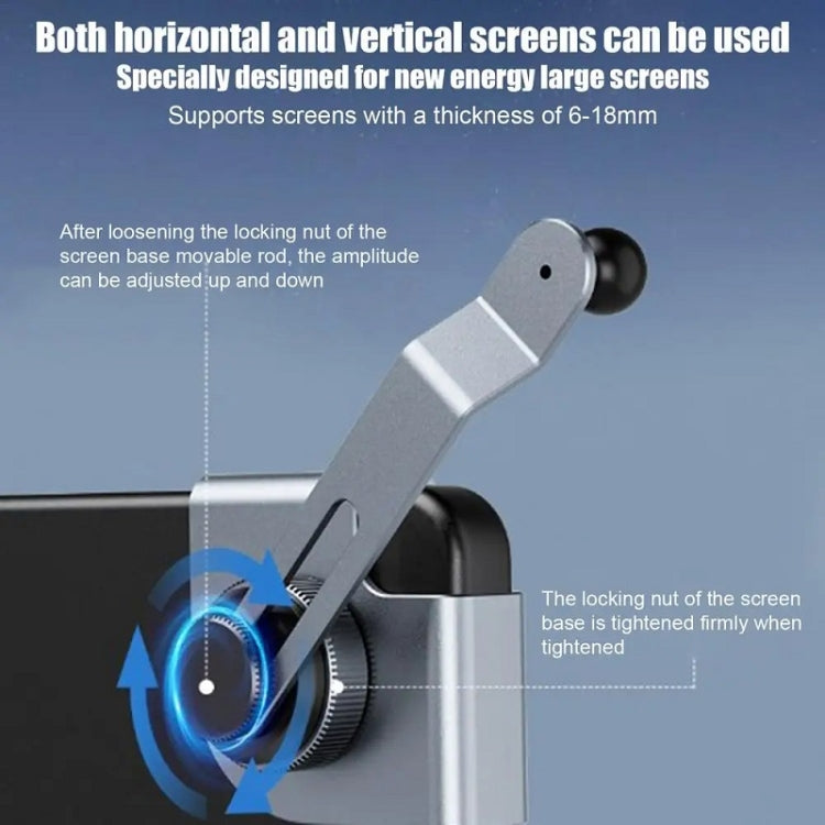 Car Screen Phone Holder Base For Tesla Model 3 And Other Models, Model: Base + Magnetic Stand - HoMEdemic™ 