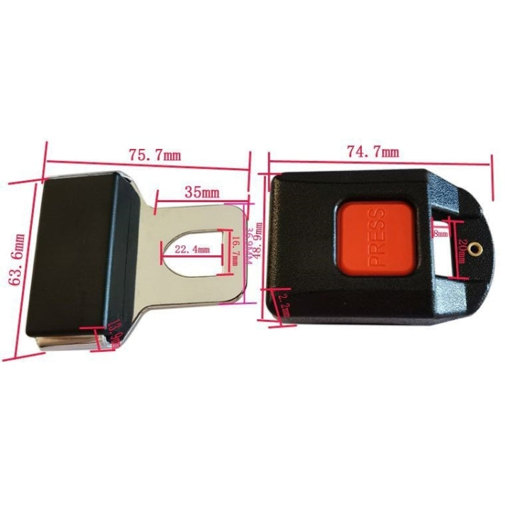 Car Seat Belt Buckle Accessories(Welded Lock Tongue + Lock Buckle) - HoMEdemic™ 
