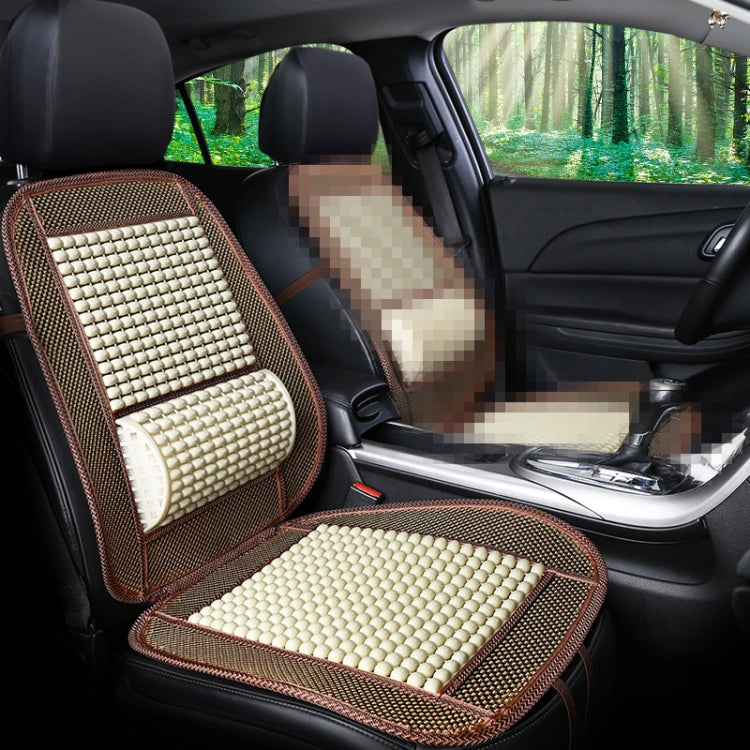 Car Seat Covers Summer Cool Imitation Wooden Beads Ventilation Breathable Seat Cushion - HoMEdemic™ 