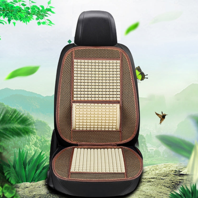 Car Seat Covers Summer Cool Imitation Wooden Beads Ventilation Breathable Seat Cushion - HoMEdemic™ 