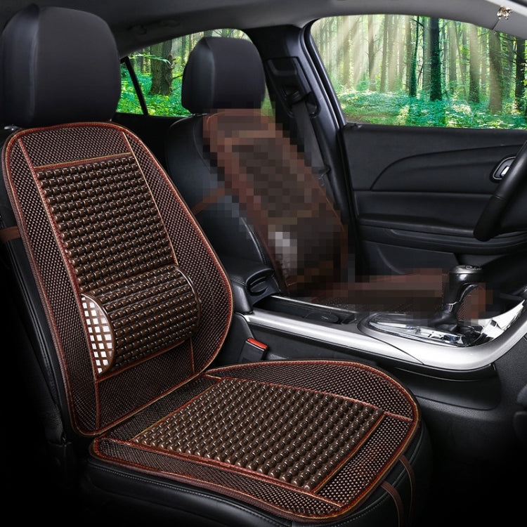 Car Seat Covers Summer Cool Imitation Wooden Beads Ventilation Breathable Seat Cushion - HoMEdemic™ 
