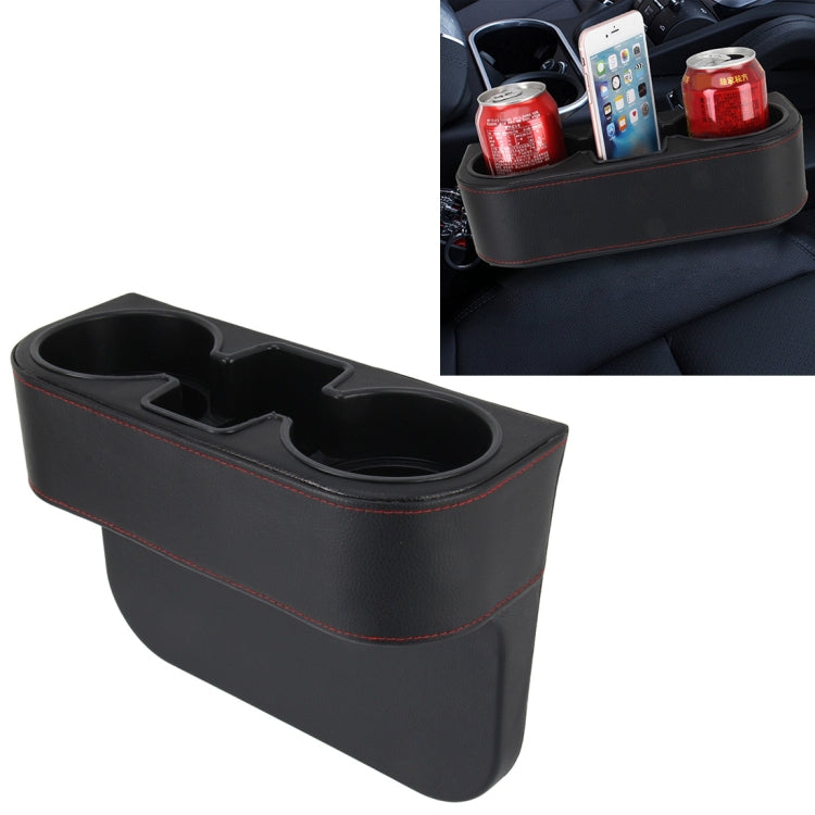 Car Seat Crevice Storage Box Cup Drink Holder Auto Pocket Stowing Tidying for Phone Pad Card Coin Case Car Accessories, Black, Grey, Khaki, Brown - HoMEdemic™ 