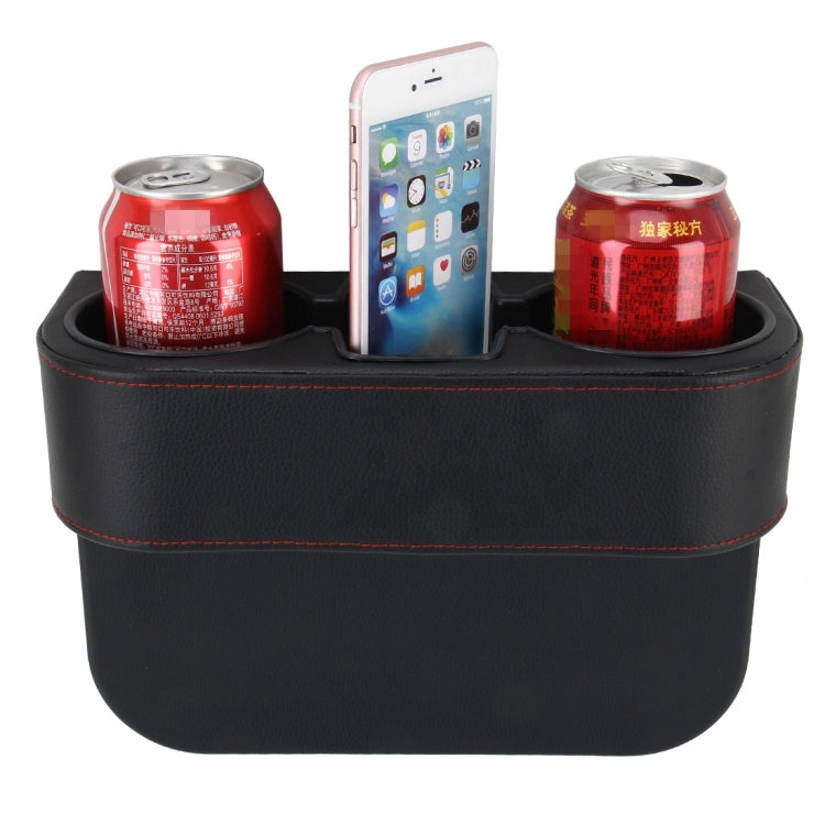 Car Seat Crevice Storage Box Cup Drink Holder Auto Pocket Stowing Tidying for Phone Pad Card Coin Case Car Accessories, Black, Grey, Khaki, Brown - HoMEdemic™ 