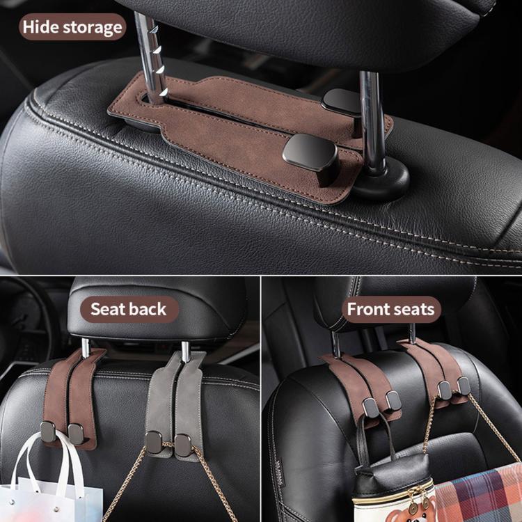 Car Seat Mack Multifunctional ABS Hook Mobile Phone Holder, Style: No Mark(Brown) - HoMEdemic™ 