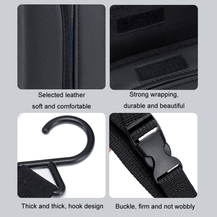 Car Seat Side Storage Hanging Bag Tissue Box, Model: H321 Carbon Fiber Pattern - HoMEdemic™ 