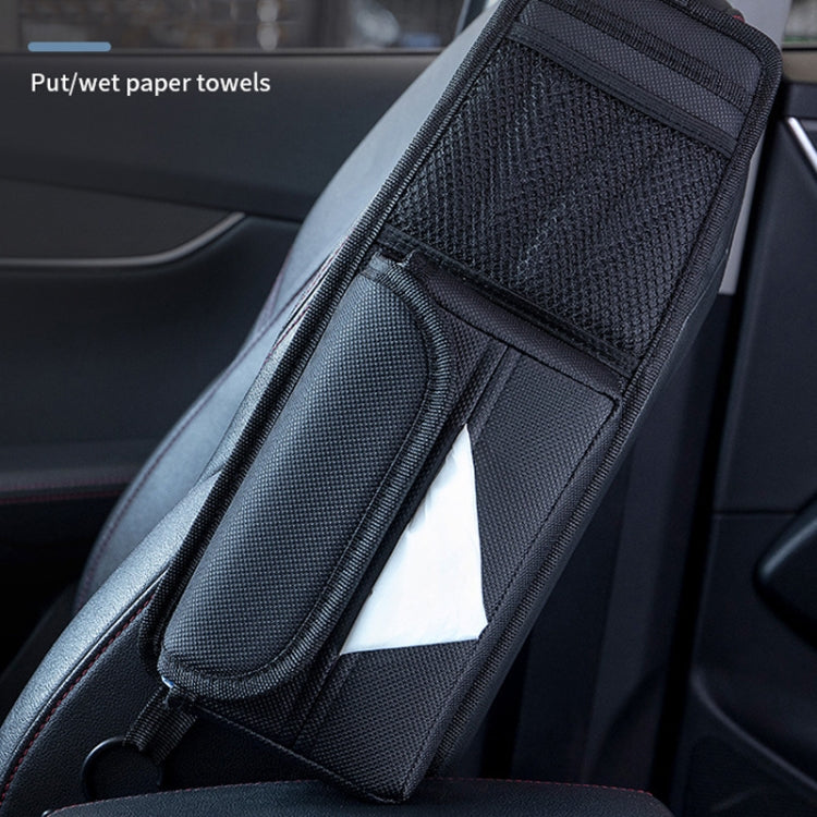 Car Seat Side Storage Hanging Bag Tissue Box, Model: H321 Carbon Fiber Pattern - HoMEdemic™ 