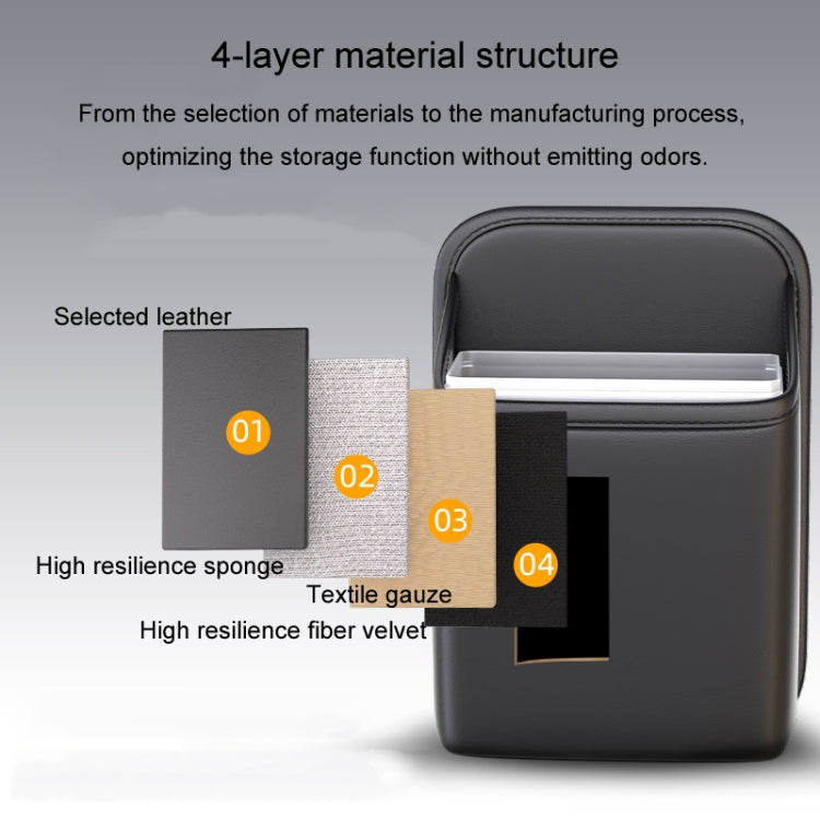 Car Seat Storage Bag With Waterproof Bucket Car Storage Multifunctional Trash Can(Black) - HoMEdemic™ 