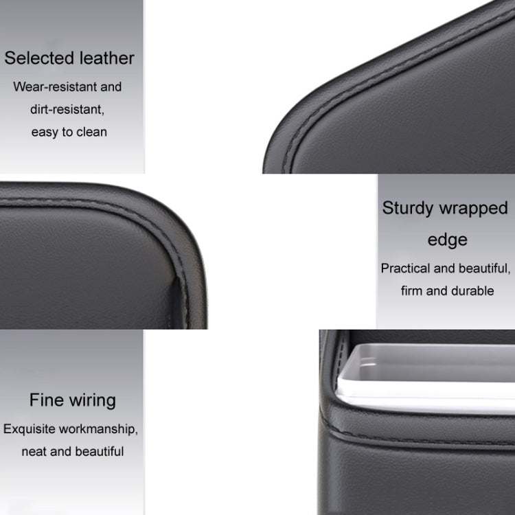 Car Seat Storage Bag With Waterproof Bucket Car Storage Multifunctional Trash Can(Black) - HoMEdemic™ 