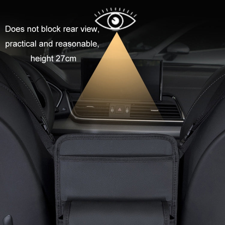 Car Seat Storage Mesh Pocket Hanging Storage Bag Tissue Box, Color: H9160 Black - HoMEdemic™ 