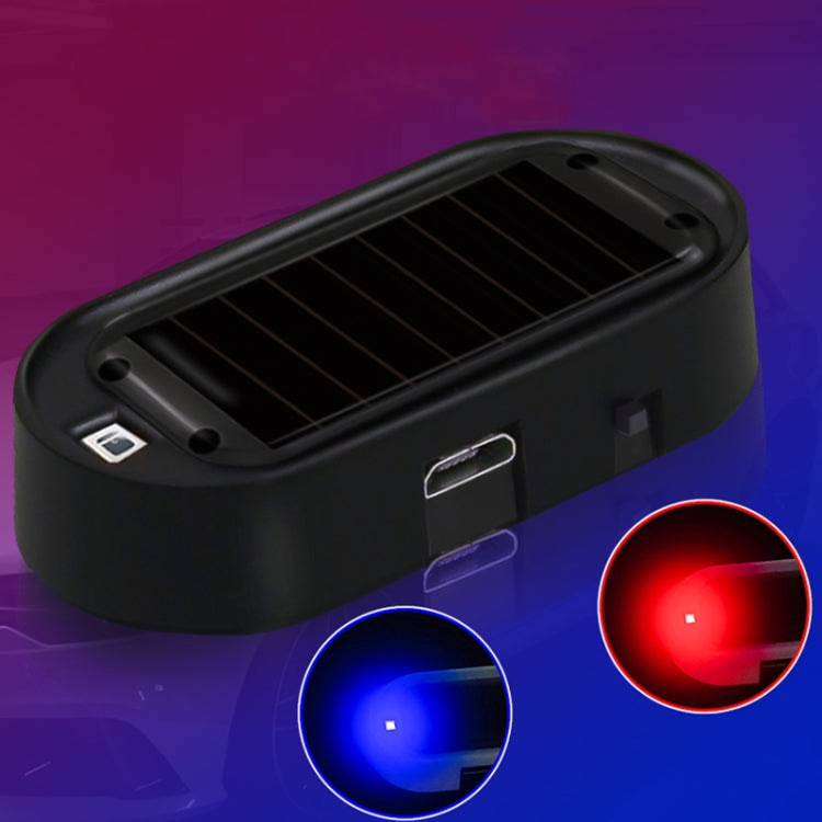 Car Solar Analog Anti-theft Device LED Warning Light(Black Shell Red Light) - HoMEdemic™ 