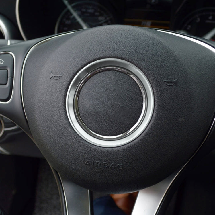 Car Steering Wheel Decorative Ring Cover for Mercedes-Benz,Inner Diameter: 5.8cm, 5.8cm (Silver), 5.8cm (Blue), 5.8cm (Red) - HoMEdemic™ 
