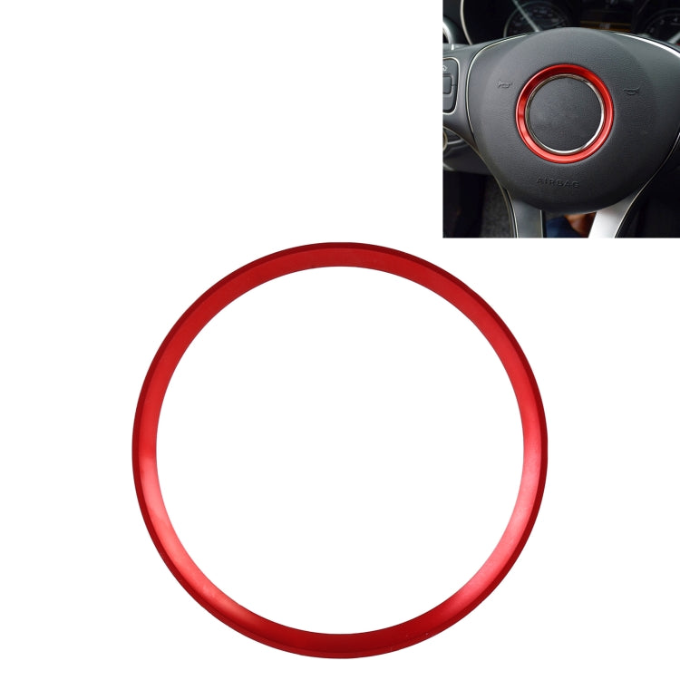 Car Steering Wheel Decorative Ring Cover for Mercedes-Benz,Inner Diameter: 5.8cm, 5.8cm (Silver), 5.8cm (Blue), 5.8cm (Red) - HoMEdemic™ 