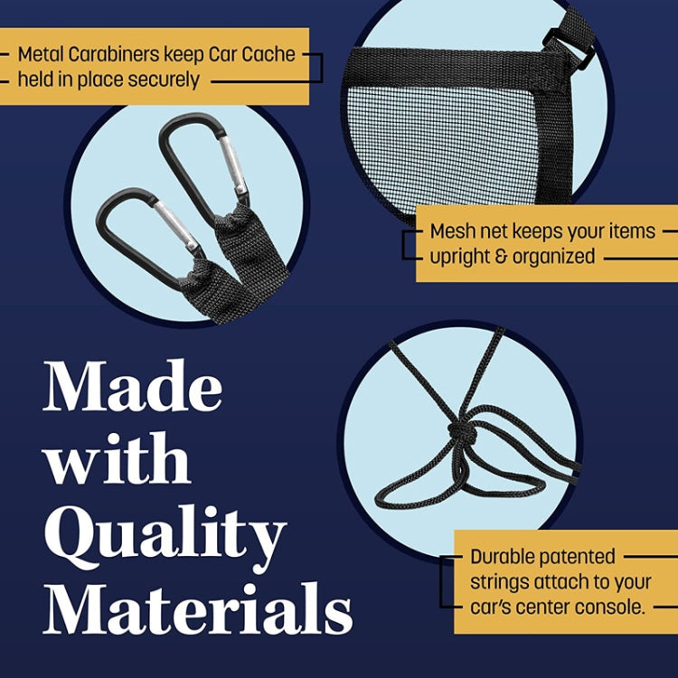 Car Storage Bag Multifunctional Pet Barrier Mesh Bag(Black) - HoMEdemic™ 
